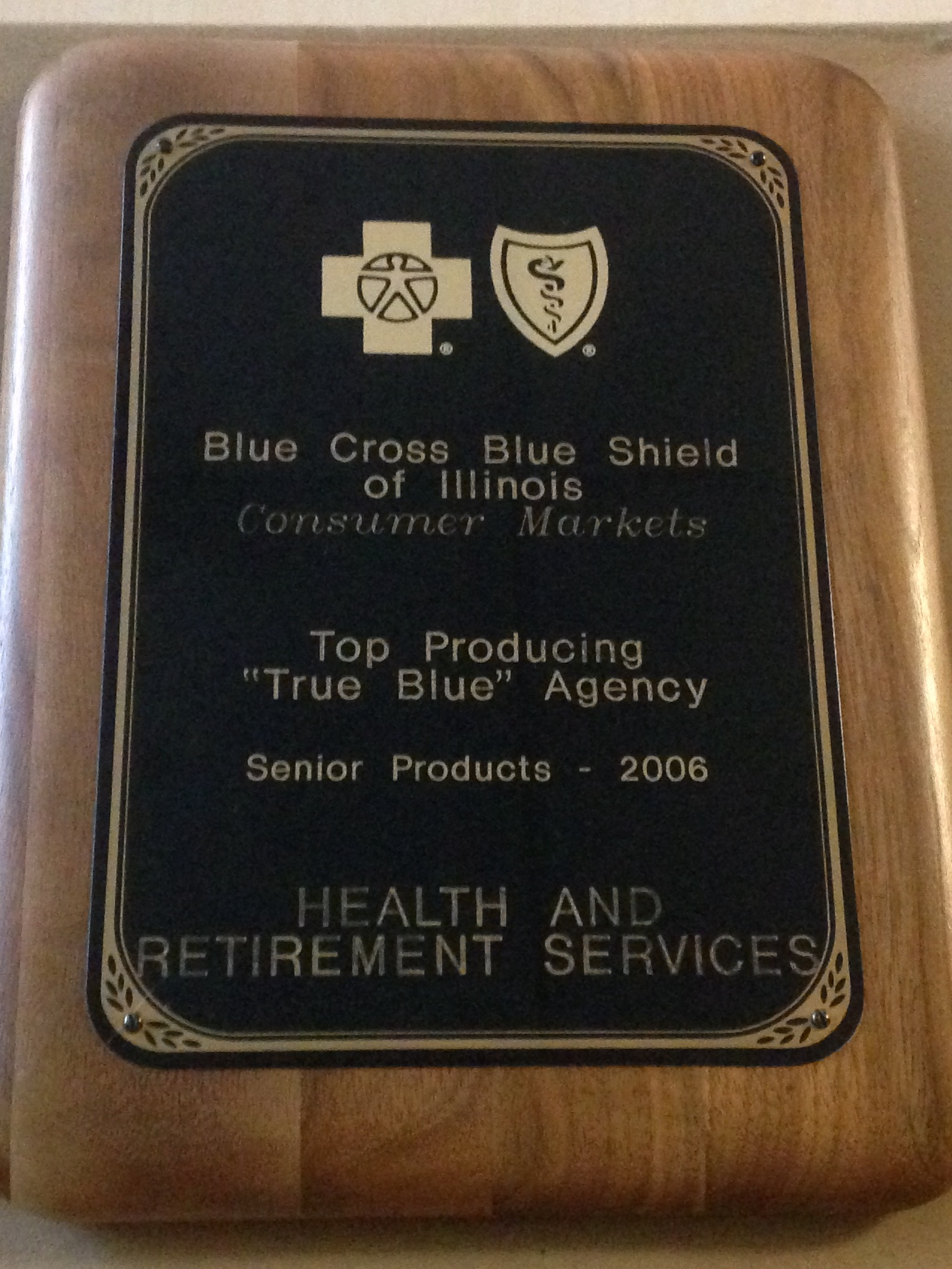BlueCross BlueShield of Illinois 2006 top producer